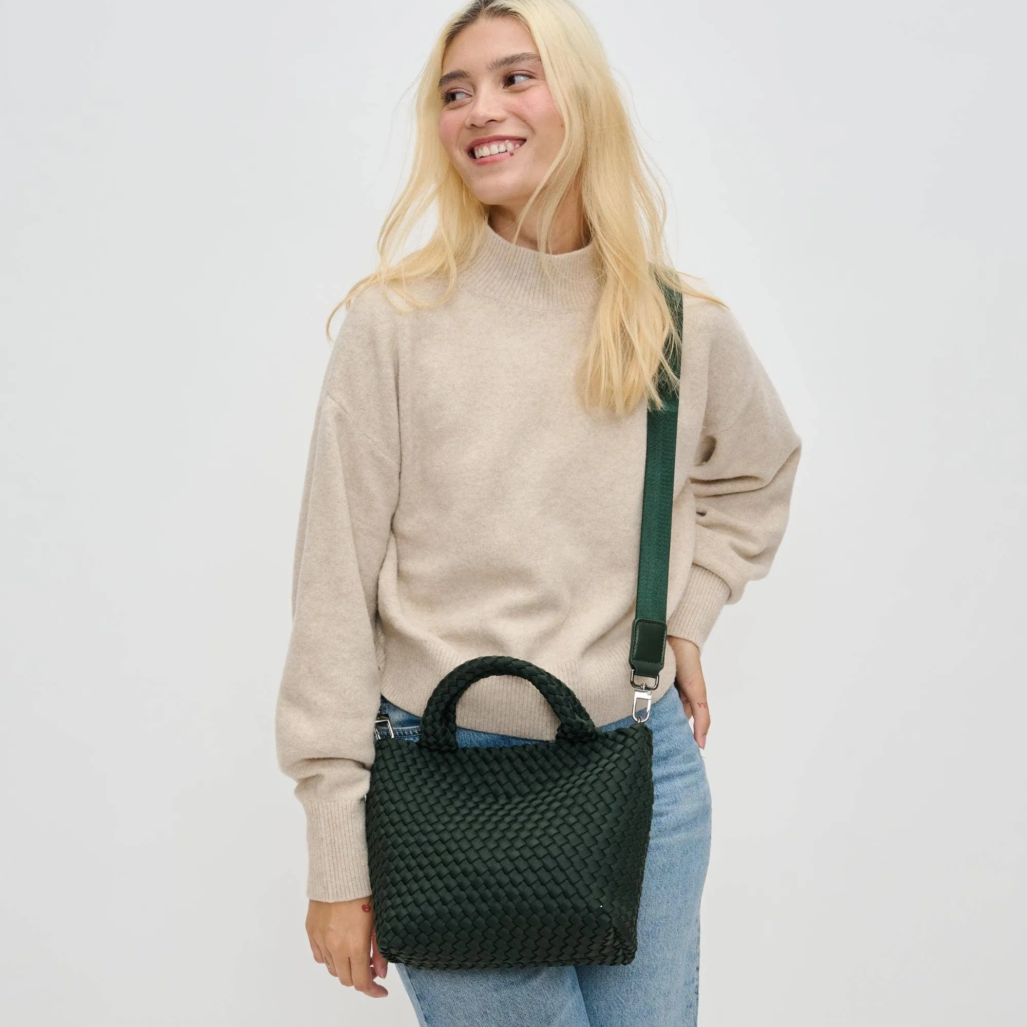 Sky's The Limit - Small Woven Neoprene Crossbody