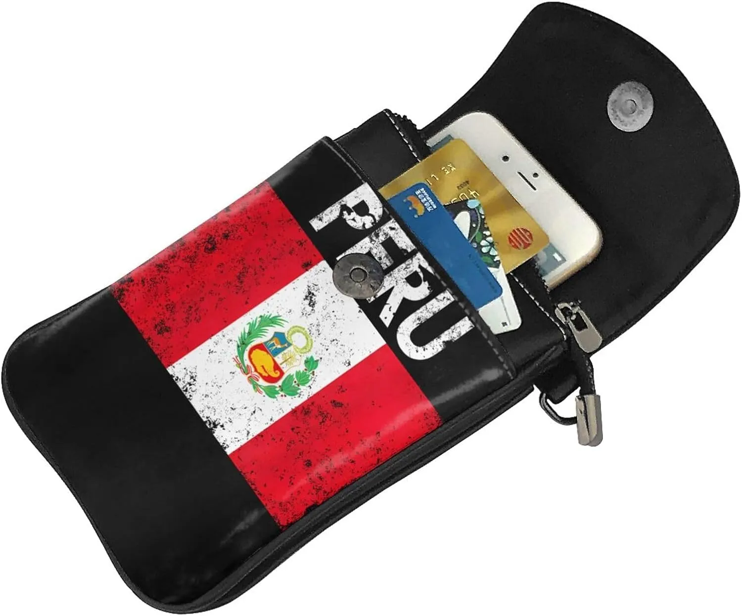 Small Cell Phone Purse Pu Leather Crossbody Cell Phone Bag Women Handbags With Shoulder Strap Holder Wallet Phones