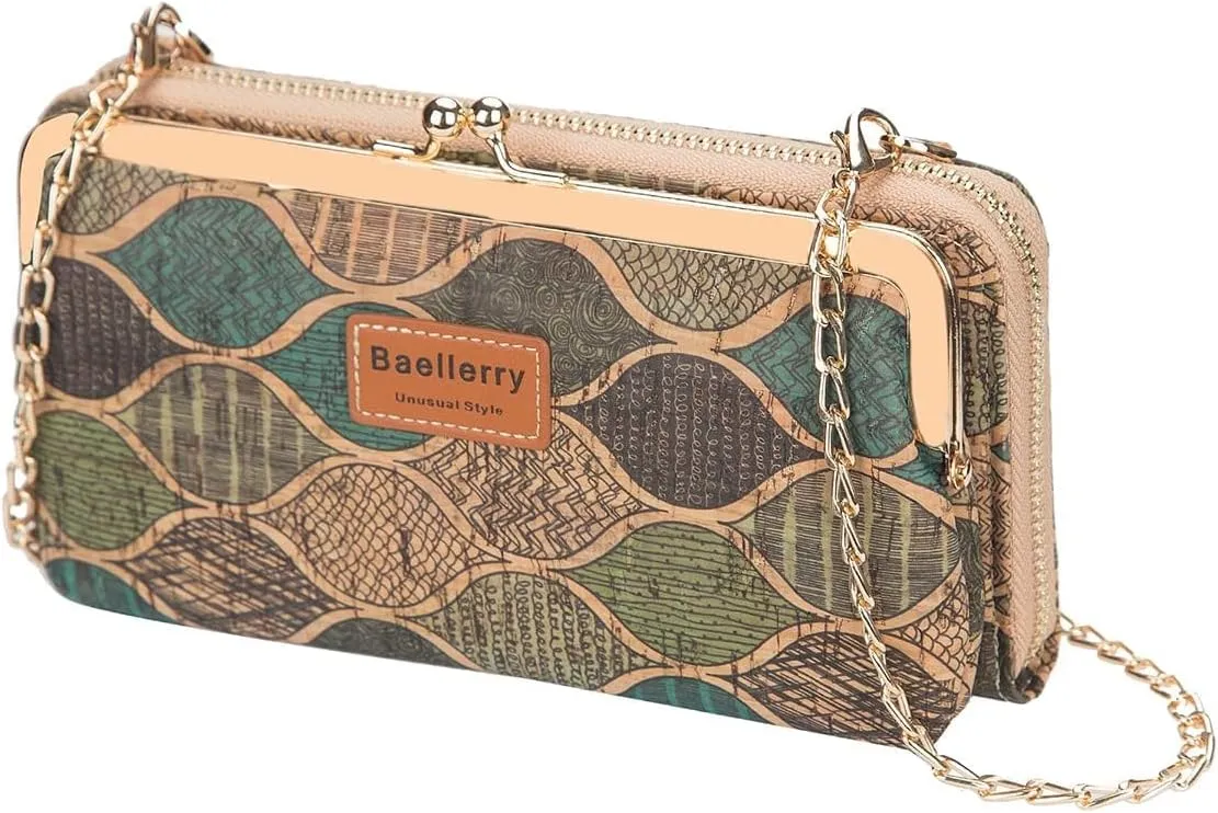 Small Crossbody Bag for Women, Shoulder Bag Clutch Cell Phone Purse Holder Wallet with Credit Card Slots, Large Capacity fit iPhone 7/8/11/12/X Plus /6.5 Inch