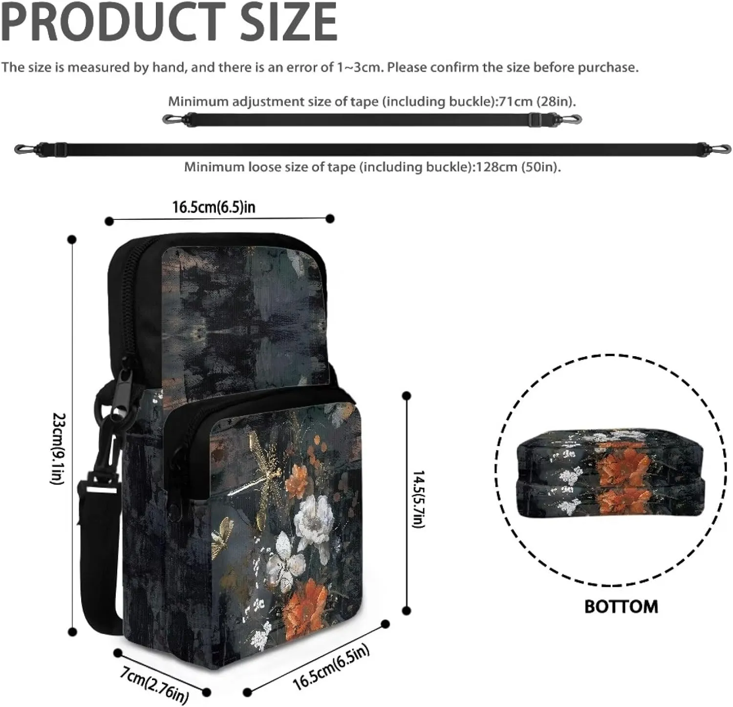 Small Crossbody Bags for Women Men Small Messenger Bag Purses Fanny Pack Wallet Bag Coin Purse Backpack Handbag