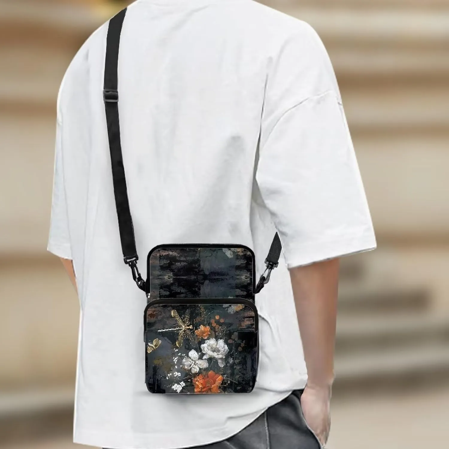 Small Crossbody Bags for Women Men Small Messenger Bag Purses Fanny Pack Wallet Bag Coin Purse Backpack Handbag