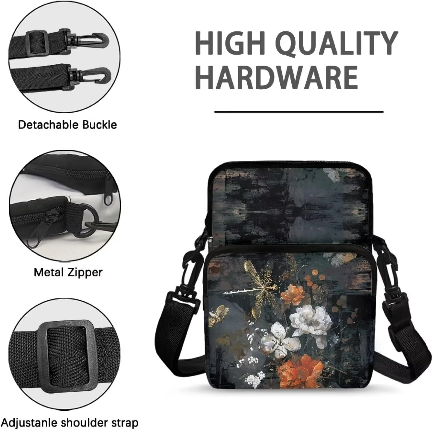 Small Crossbody Bags for Women Men Small Messenger Bag Purses Fanny Pack Wallet Bag Coin Purse Backpack Handbag
