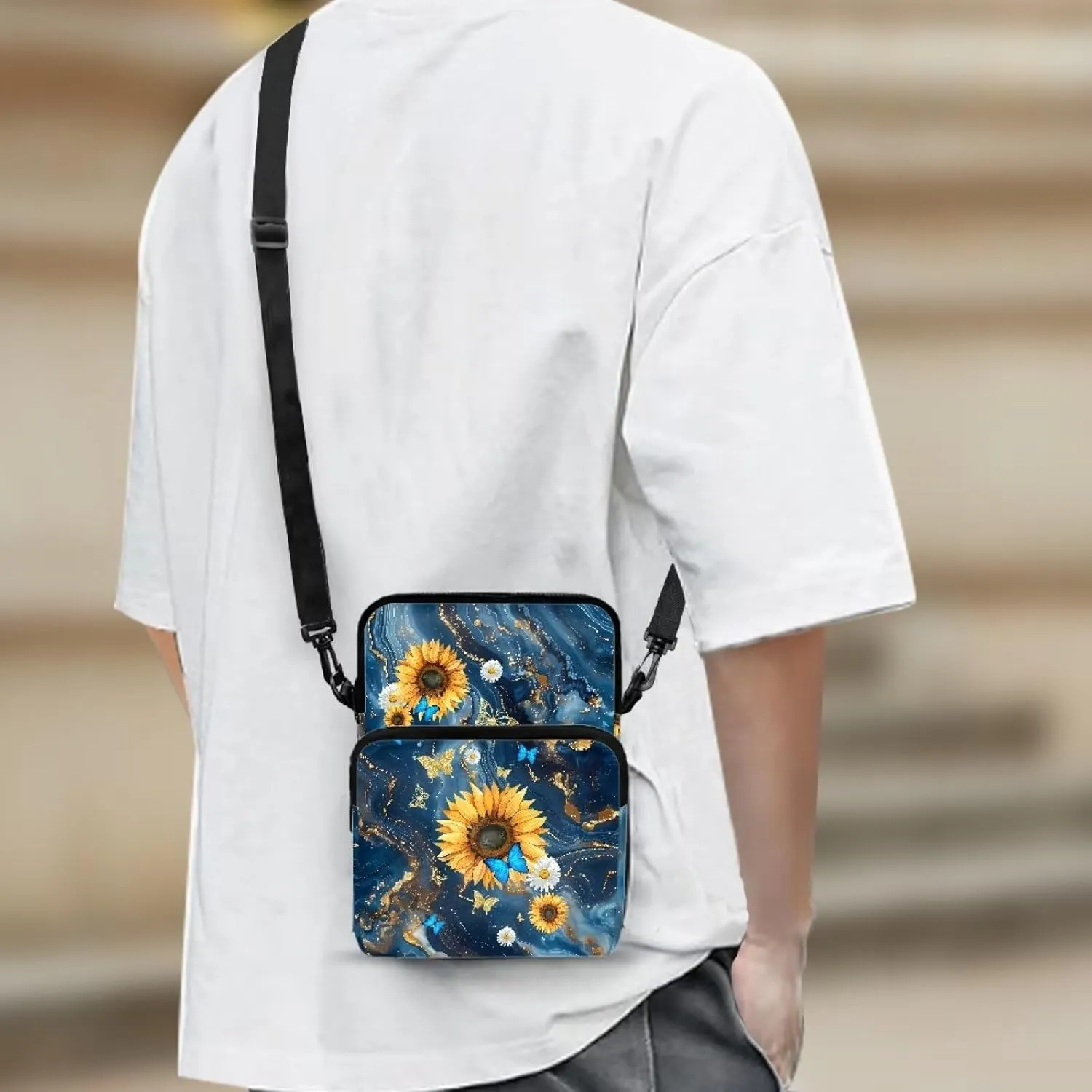 Small Crossbody Bags for Women Men Small Messenger Bag Purses Fanny Pack Wallet Bag Coin Purse Backpack Handbags