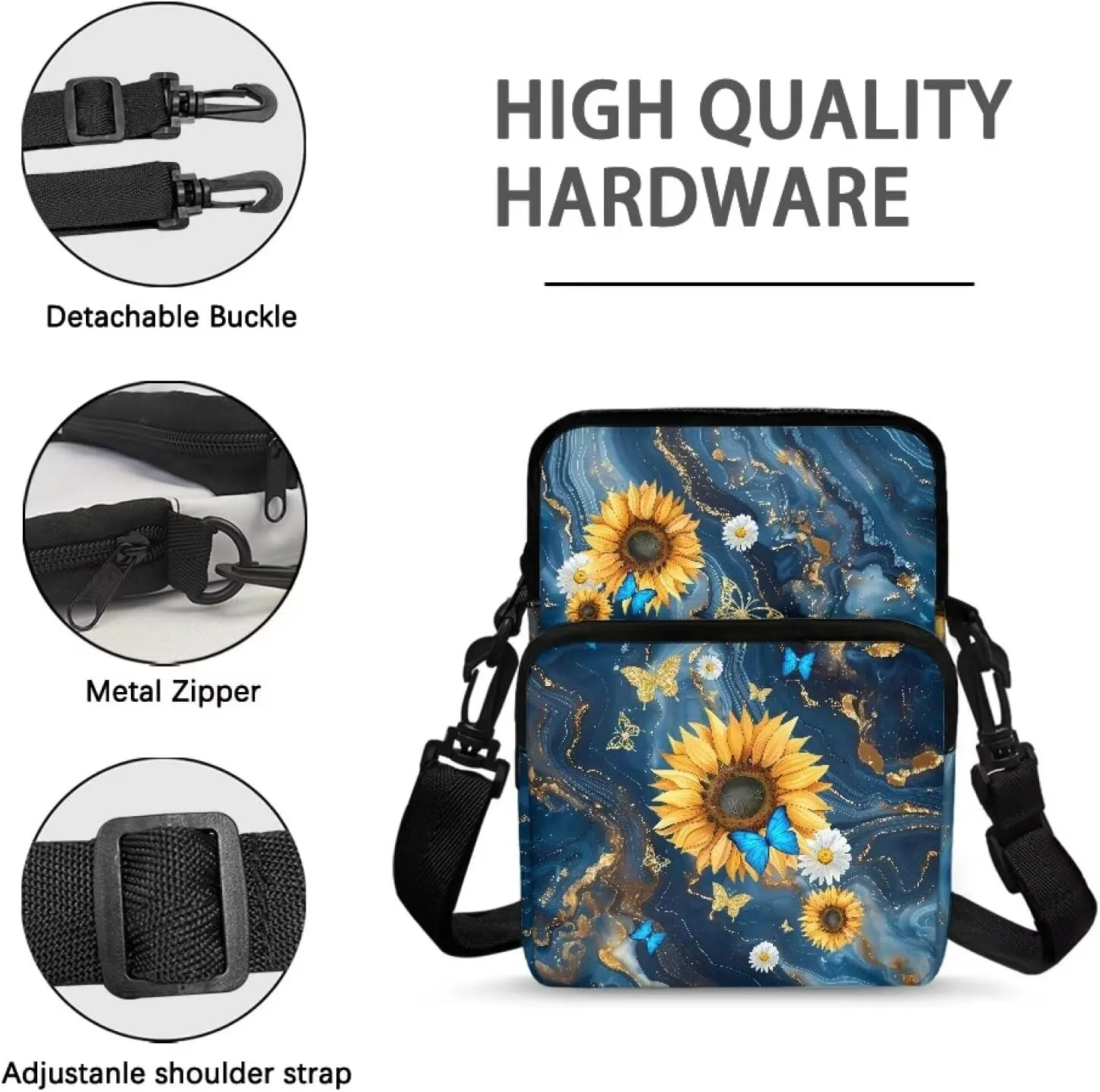 Small Crossbody Bags for Women Men Small Messenger Bag Purses Fanny Pack Wallet Bag Coin Purse Backpack Handbags