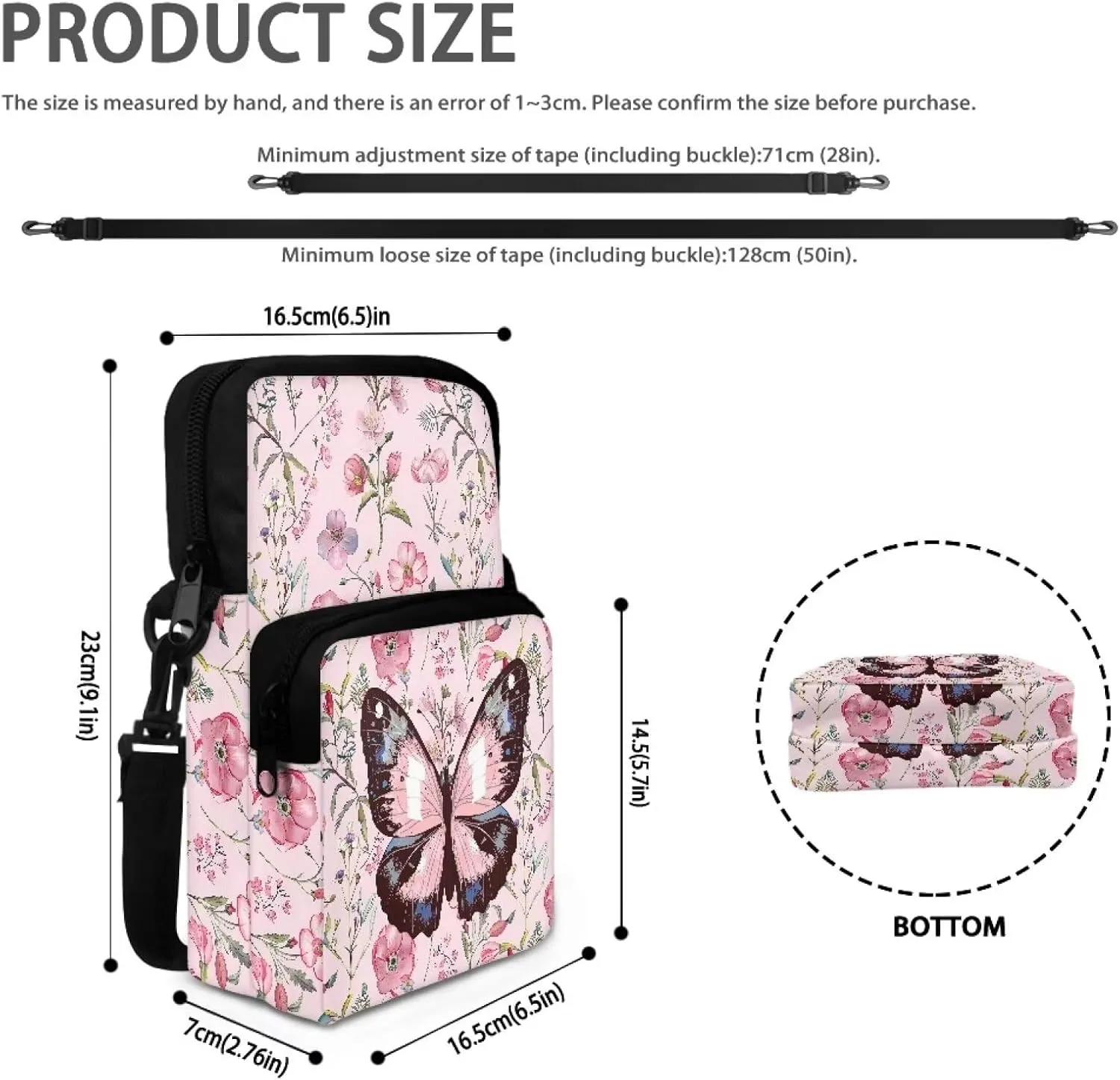 Small Crossbody Bags for Women Men Small Messenger Bag Purses Fanny Pack Wallet Bag Coin Purse Backpack Handbags