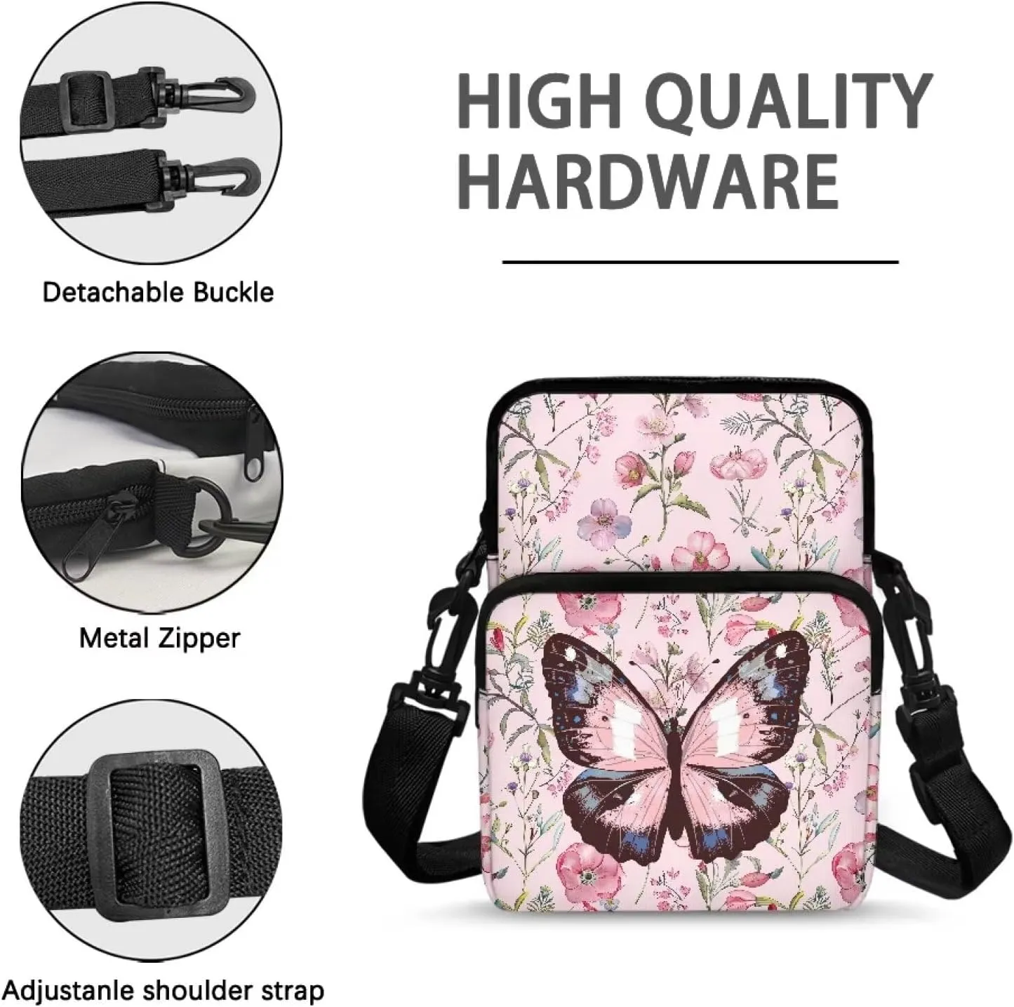 Small Crossbody Bags for Women Men Small Messenger Bag Purses Fanny Pack Wallet Bag Coin Purse Backpack Handbags