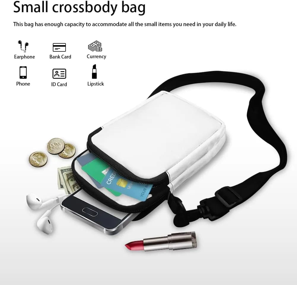 Small Crossbody Bags for Women Travel Zipper Cell Phone Bag with Strap