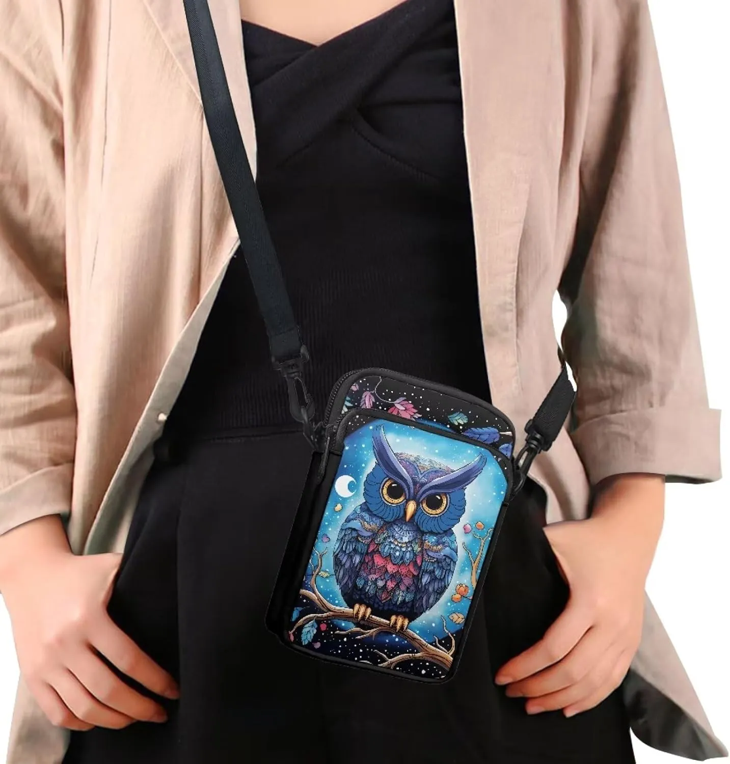 Small Crossbody Bags for Women Travel Zipper Cell Phone Bag with Strap