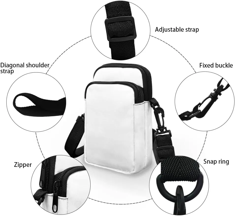 Small Crossbody Bags for Women Travel Zipper Cell Phone Bag with Strap