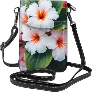 Small Crossbody Bags for Women,Leather Shoulder Bag for Cell Phone Purse with Strap and Lover Dog Paw Printed