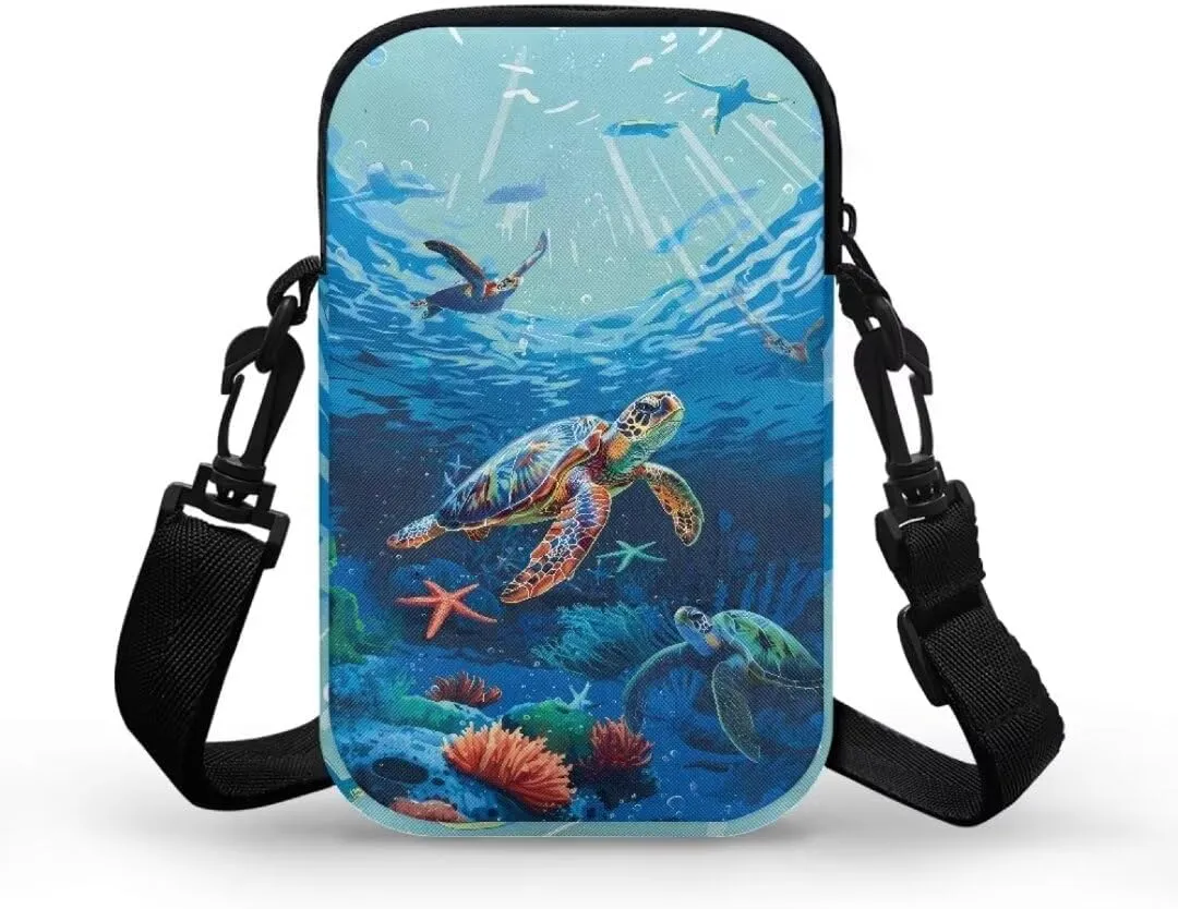 Small Crossbody Cell Phone Purse, Lightweight Mini Messenger Shoulder Handbag Wallet with Adjustable Strap