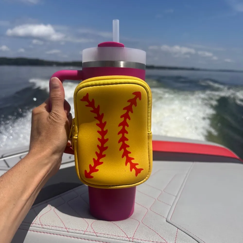 Softball Water Bottle Pouch