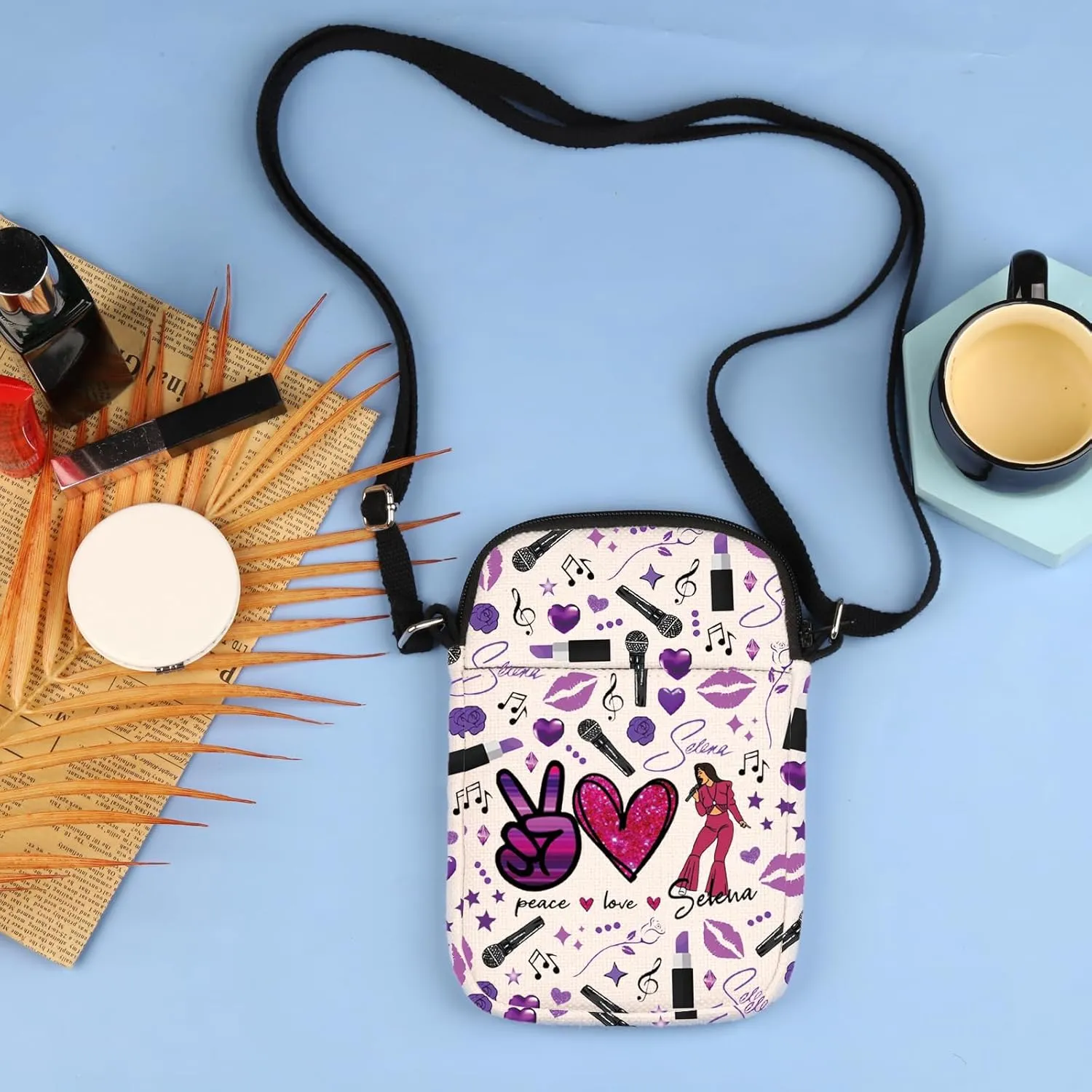 Song Crossbody Bag Singer Song Gift Singer Fan Gift Singer Inspired Crossbody Mini Bag Music Gift