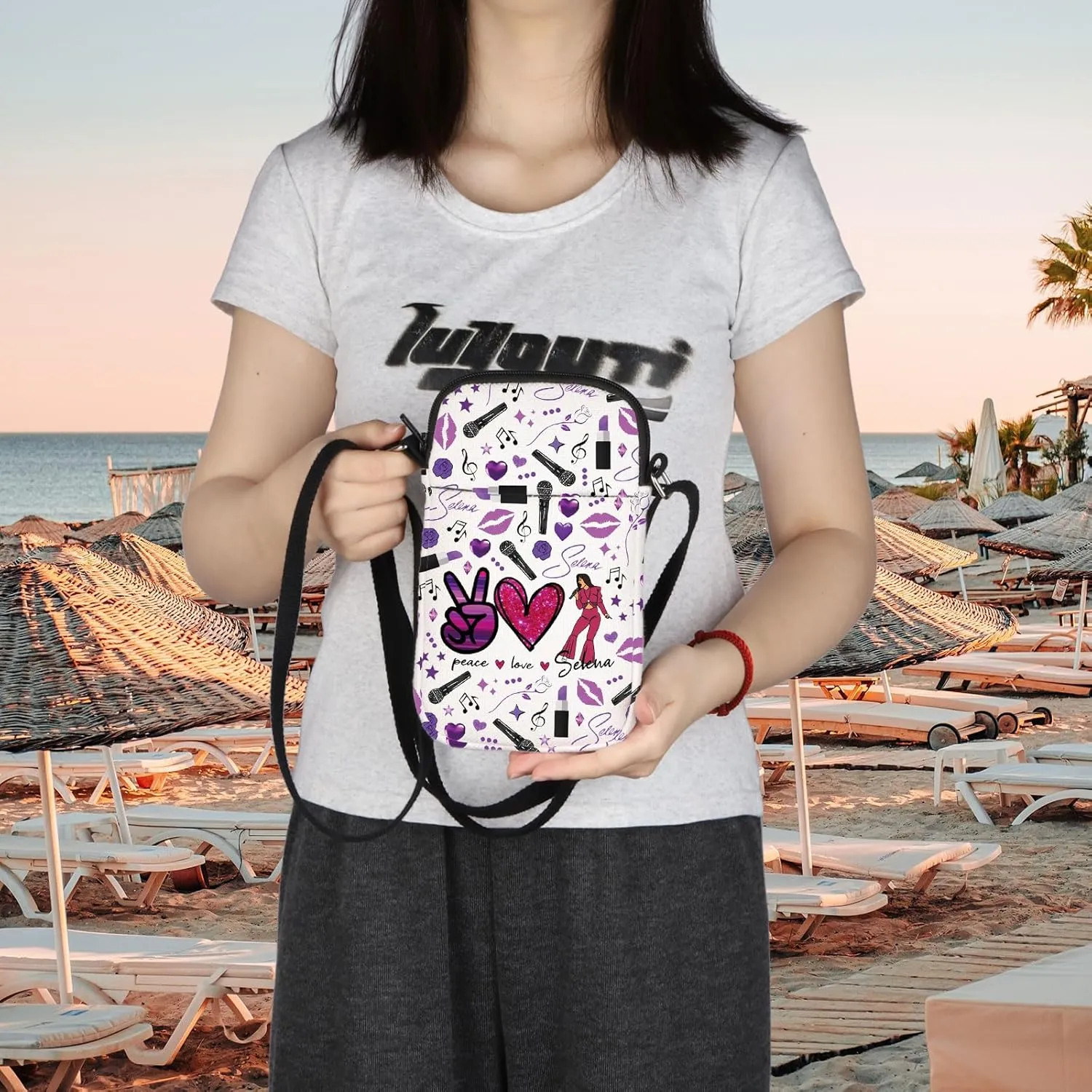 Song Crossbody Bag Singer Song Gift Singer Fan Gift Singer Inspired Crossbody Mini Bag Music Gift