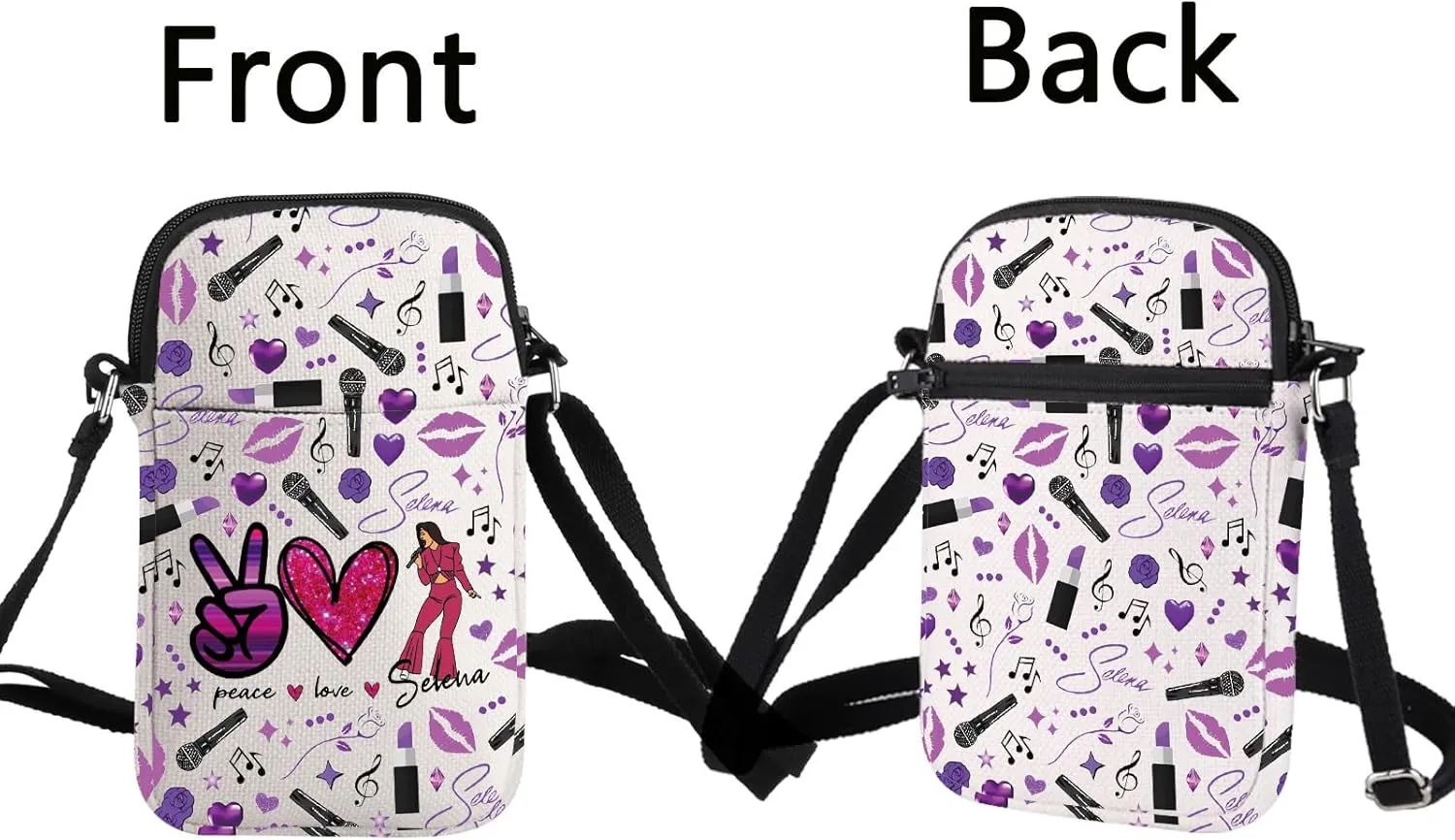 Song Crossbody Bag Singer Song Gift Singer Fan Gift Singer Inspired Crossbody Mini Bag Music Gift