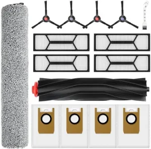 spare Roller Brush, Side Brush, Hepa Filters, Dust Bags, Compatible For Eufy Robot Vacuum Omni S1 Pro, HydroJet Robot Vacuum And Mop Combo Replacement Part