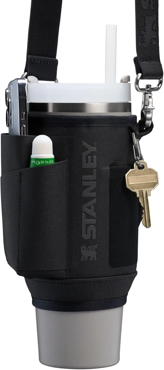 Stanley All Day Quencher Carry All for 40 oz Tumbler with Handle | Crossbody Bag with Phone Holder Pocket, Card Sleeve & Detachable Strap | Water Bottle Carrier Bag | BPA-Free |
