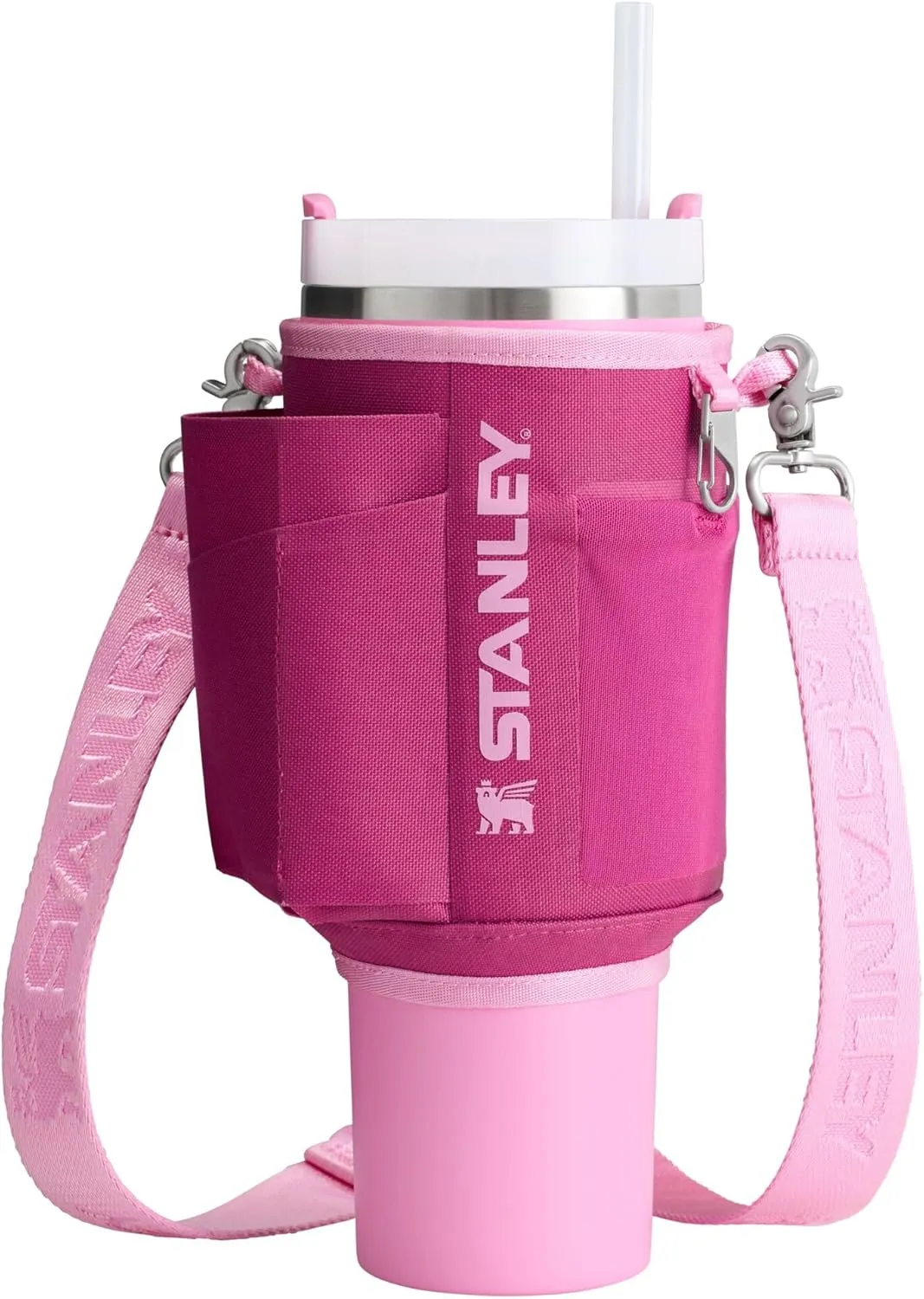 Stanley All Day Quencher Carry All for 40 oz Tumbler with Handle | Crossbody Bag with Phone Holder Pocket, Card Sleeve & Detachable Strap | Water Bottle Carrier Bag | BPA-Free |
