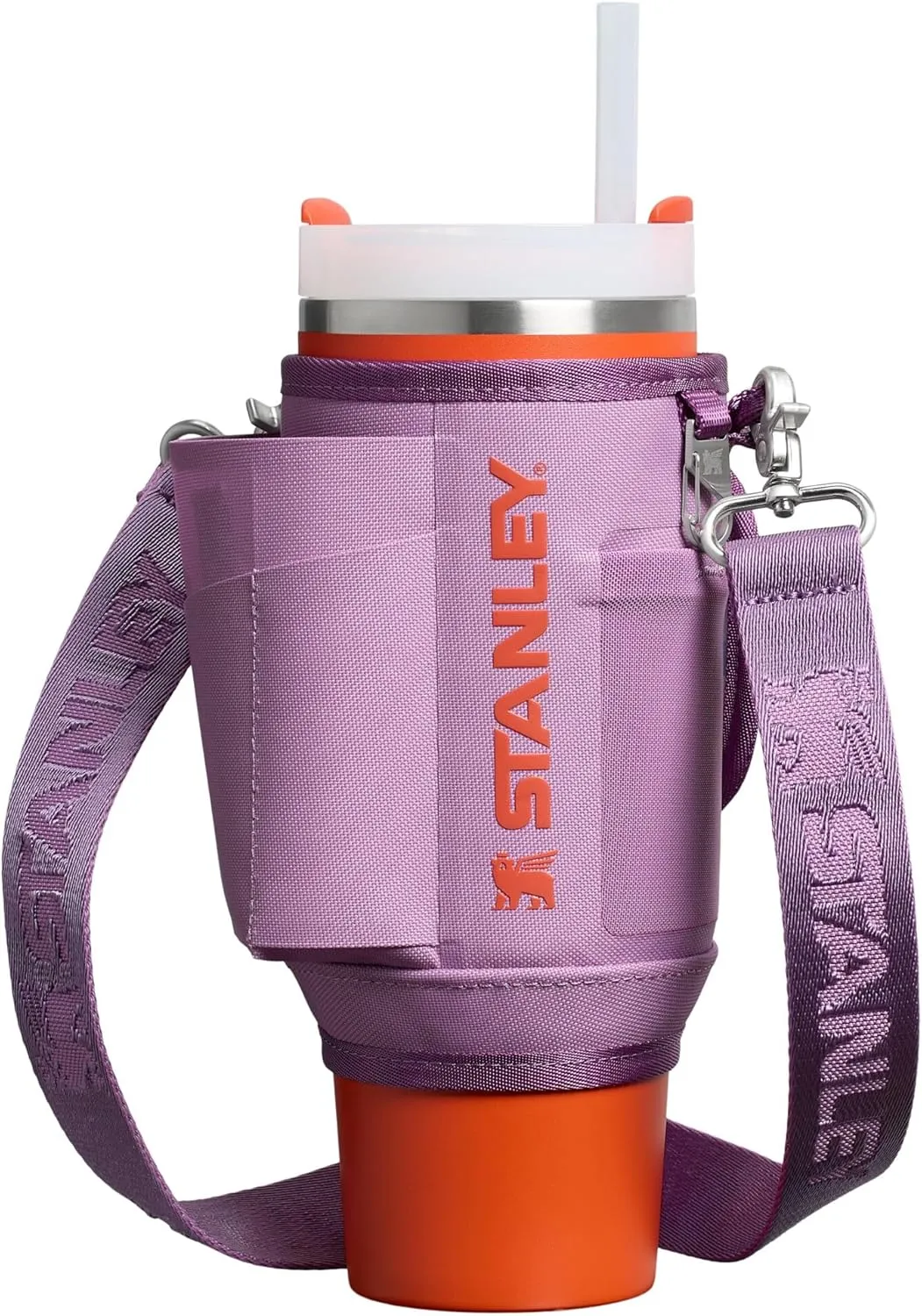 Stanley All Day Quencher Carry All for 40 oz Tumbler with Handle | Crossbody Bag with Phone Holder Pocket, Card Sleeve & Detachable Strap | Water Bottle Carrier Bag | BPA-Free |