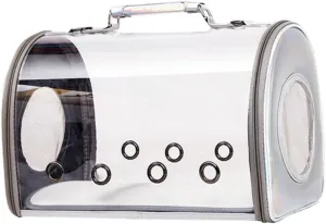 SUPVOX Portable Parrot Carrier Bag for Birds Guinea Pig Pouch Small Animal Travel Bag Full-View Pet Space Bag