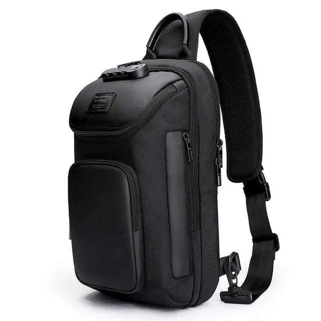 SUUTOOP 2020 Men OXford Waterproof Multifunction Shoulder Bag Crossbody Bags Messenger Chest Bag Short Trip Travel Pack for Male