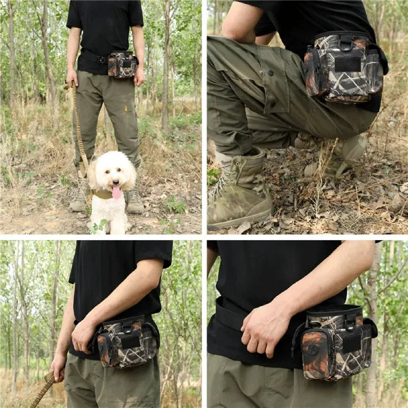 Tactical Dog Training Treat Pouch – Durable, Multi-Pocket & Hands-Free Pet Training Bag