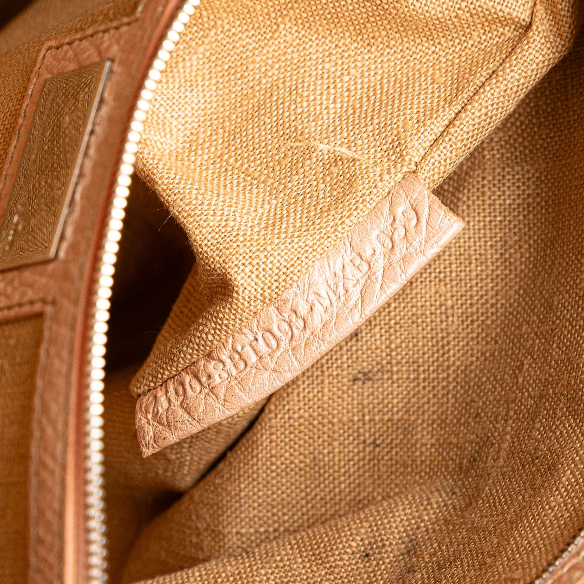 Tan Fendi Selleria Zucca Canvas Crossbody