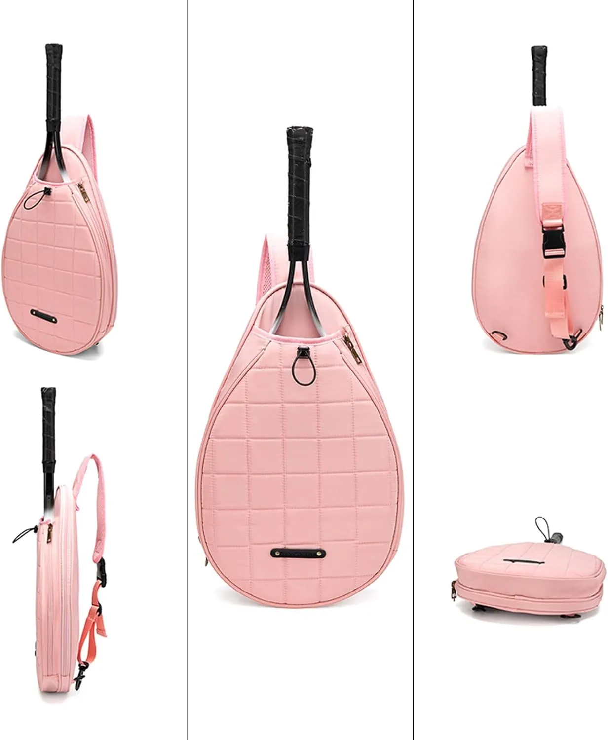 Tennis Racket Holder Shoulder Purse With Fashion Designs Chest Crossbody Bag Slings Bag For Outdoor Sports Enthusiasts