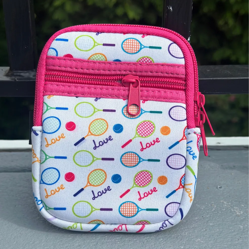 Tennis Water Bottle Pouch -Pink