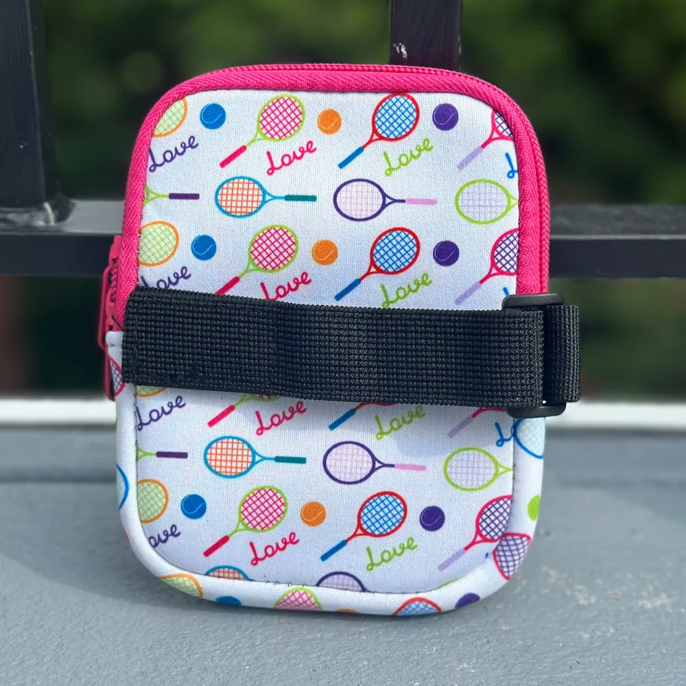 Tennis Water Bottle Pouch -Pink
