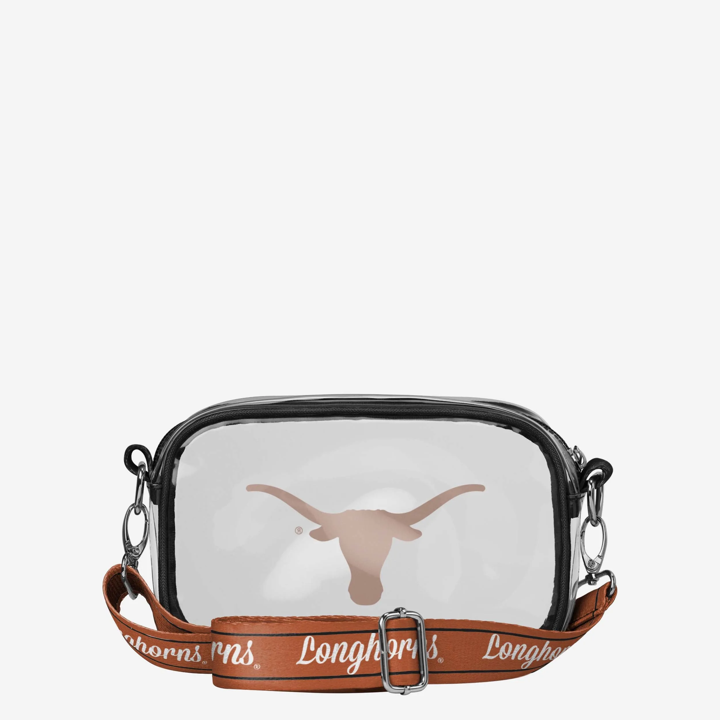Texas Longhorns Team Stripe Clear Crossbody Bag
