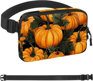 Thanksgiving Pumpkin Leaves-509 Belt Bag for Men and Women Fanny Pack,Belt Bag with Adjustable Strap,Fashion Crossbody Everywhere Belt Bag for Travel Outdoors Running Hiking
