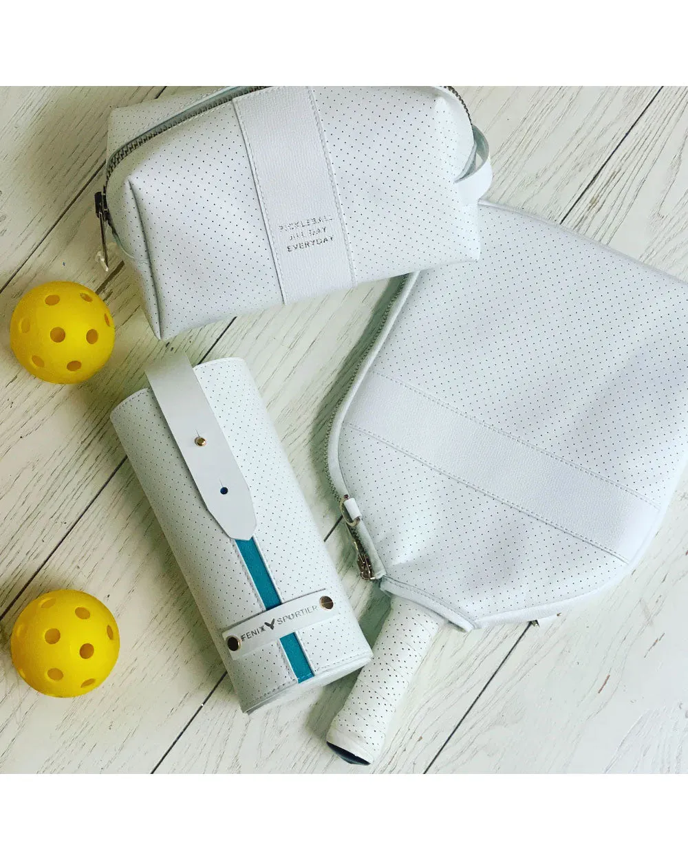 “The Addict” Pickleball Bag in White