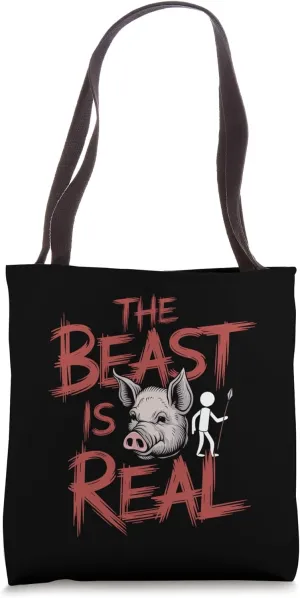 The Beast is Real Lord of the Flies Classic Literary Tote Bag