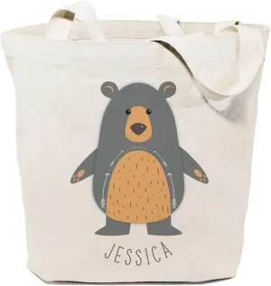 The Cotton & Canvas Co. Animal Tote and Handbag for Kids, Teens and Adults