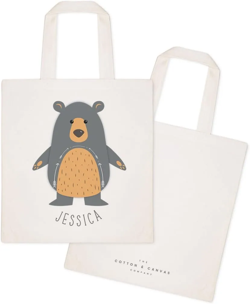 The Cotton & Canvas Co. Animal Tote and Handbag for Kids, Teens and Adults