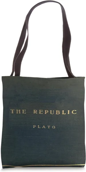The Republic Book Cover Tote Bag
