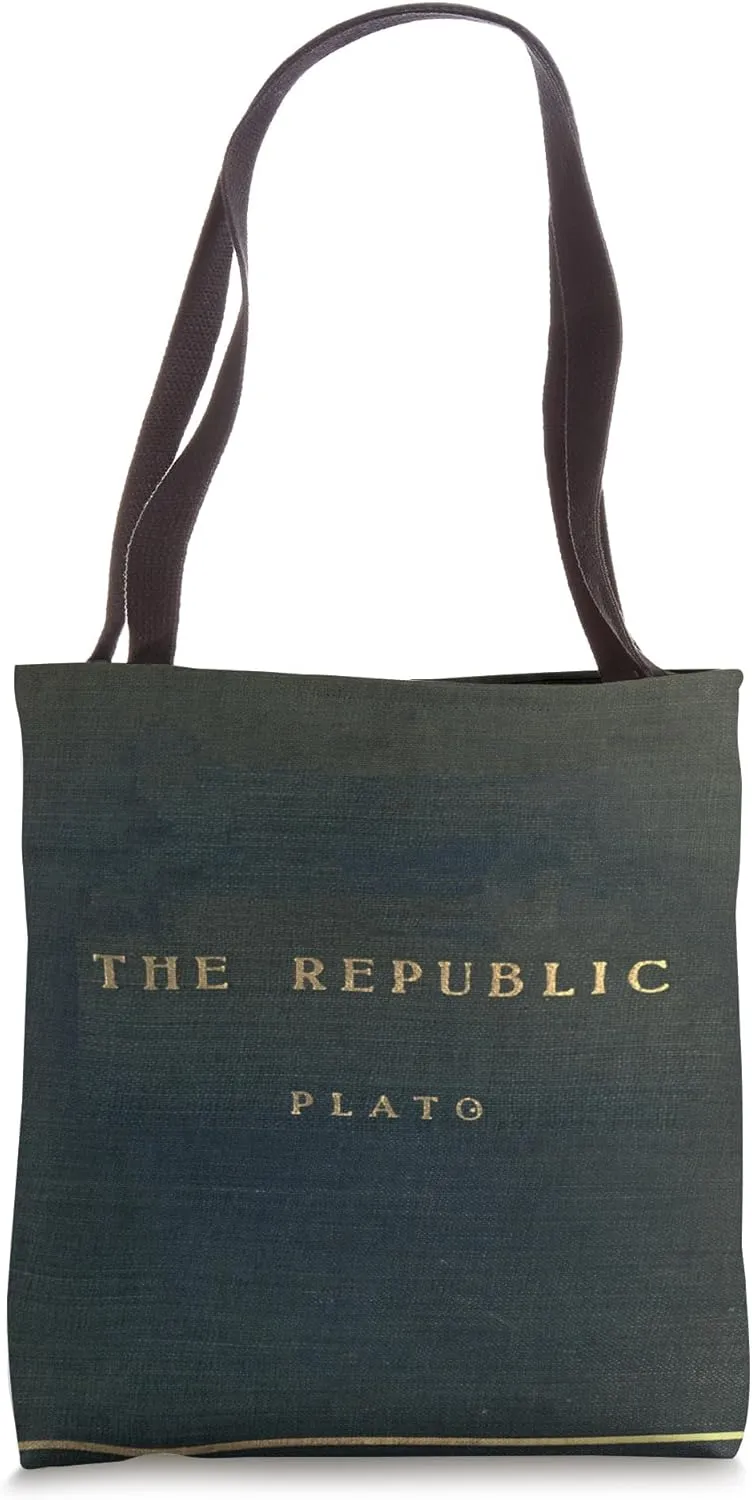 The Republic Book Cover Tote Bag