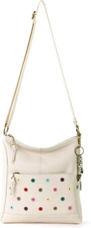 The Sak Lucia Crossbody Bag in Leather, Convertible Purse with Adjustable Strap