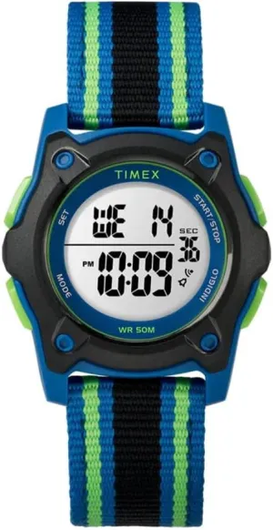 Timex TIME Machines® 29mm Elastic Fabric Kids Watch