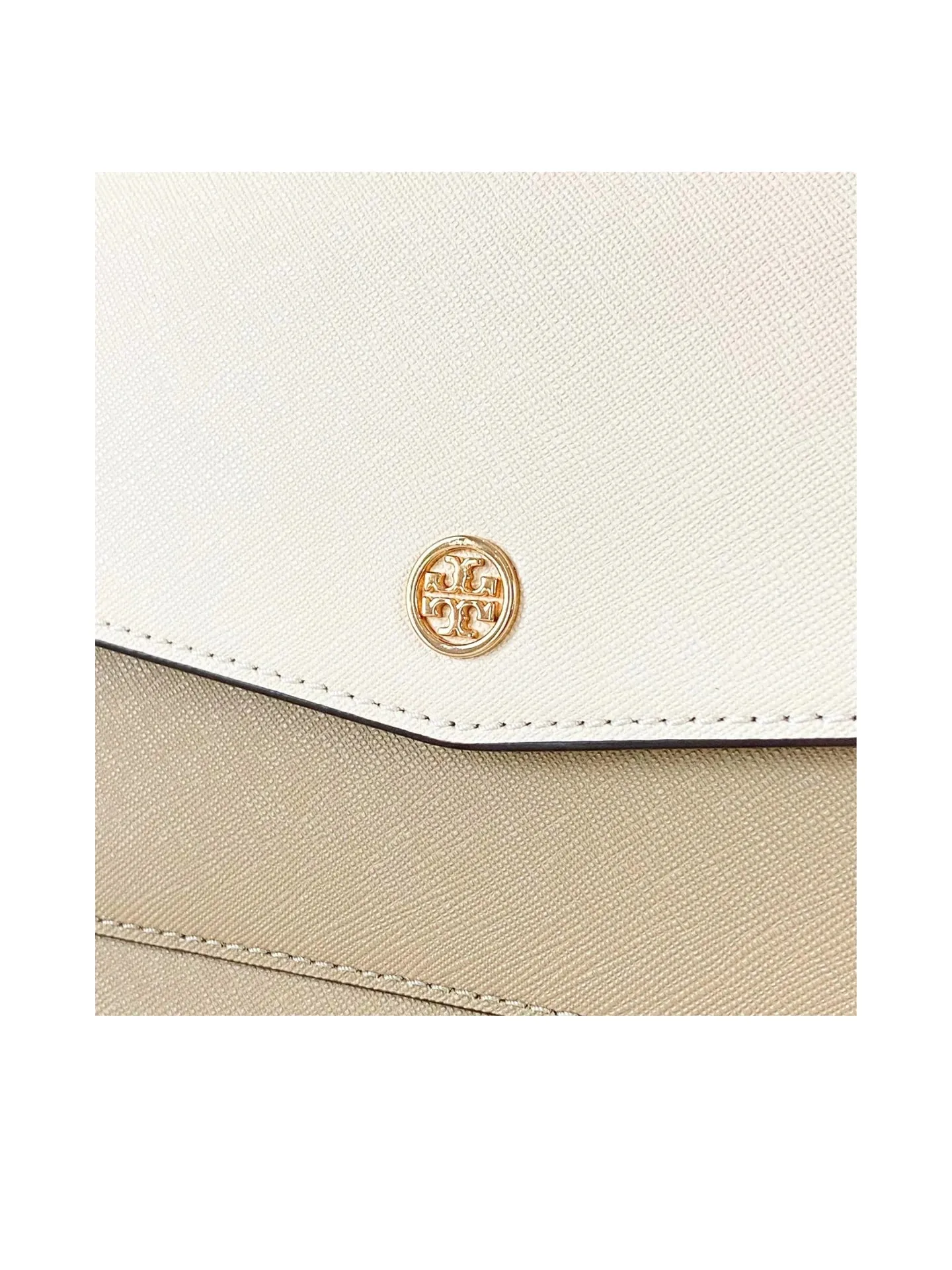 Tory Burch Robinson Colorblocked Convertible Shoulder Bag Brie