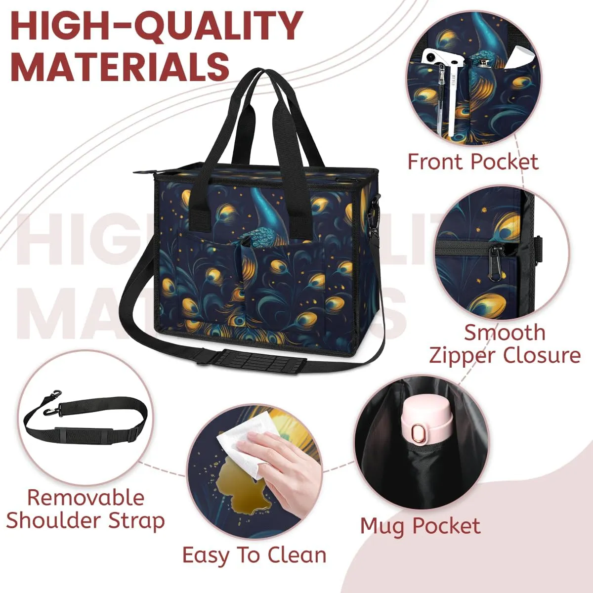 Tote Satchel Bag Set 3PCS for Women,Travel Shoulder Bag Handbag and Wallet Daily Use01