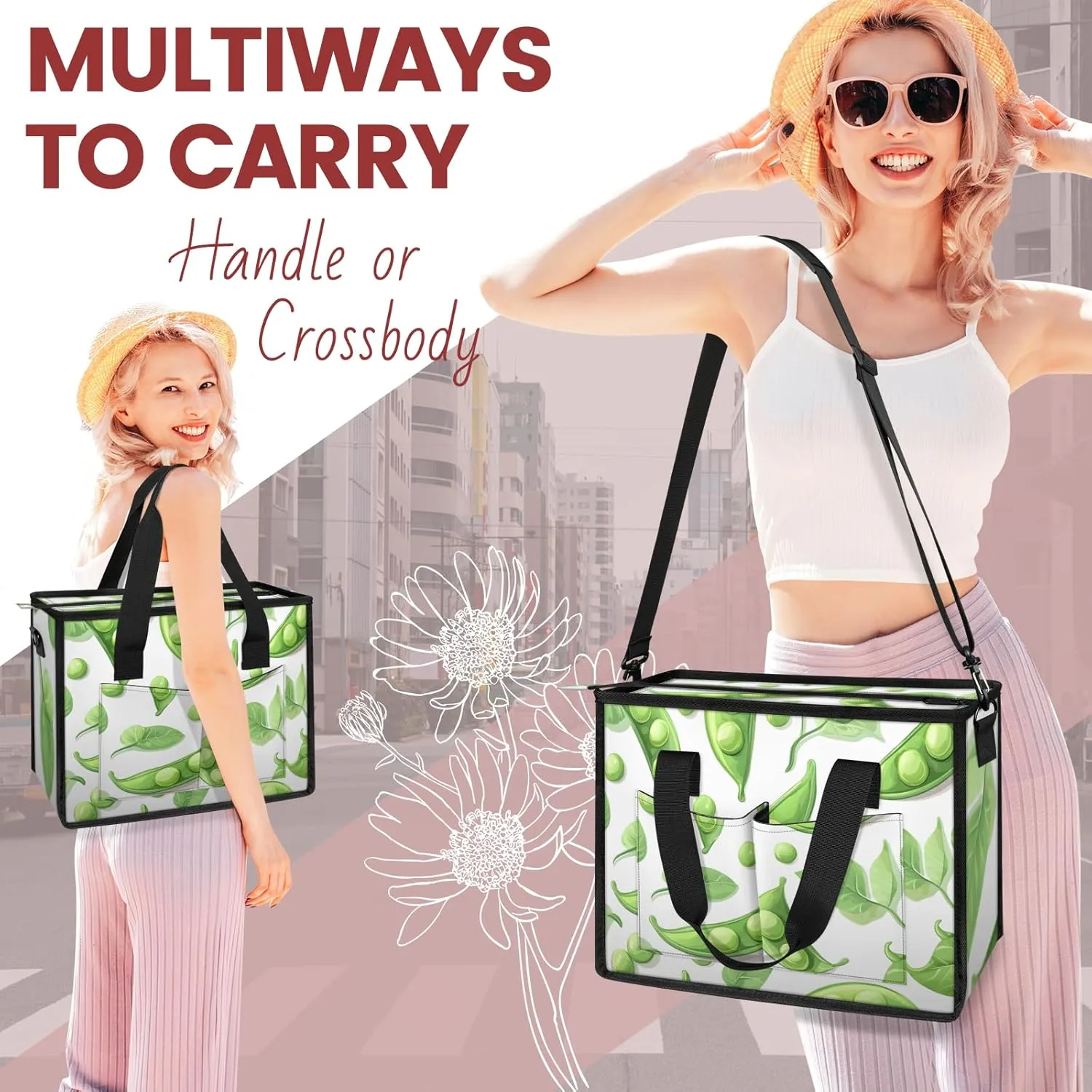 Tote Satchel Bag Set 3PCS for Women,Travel Shoulder Bag Handbag and Wallet Daily Use02