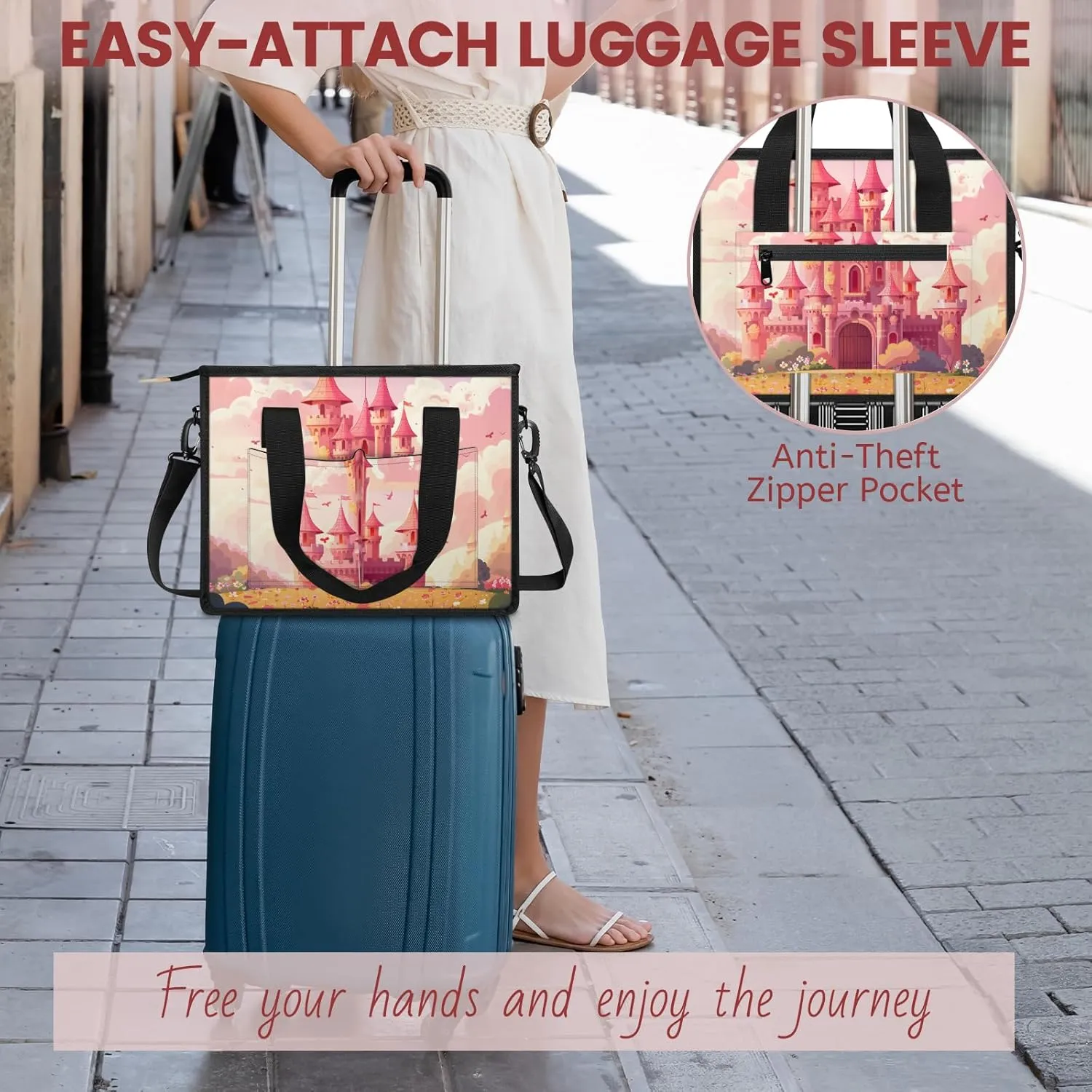 Tote Satchel Bag Set 3PCS for Women,Travel Shoulder Bag Handbag and Wallet Daily Use05