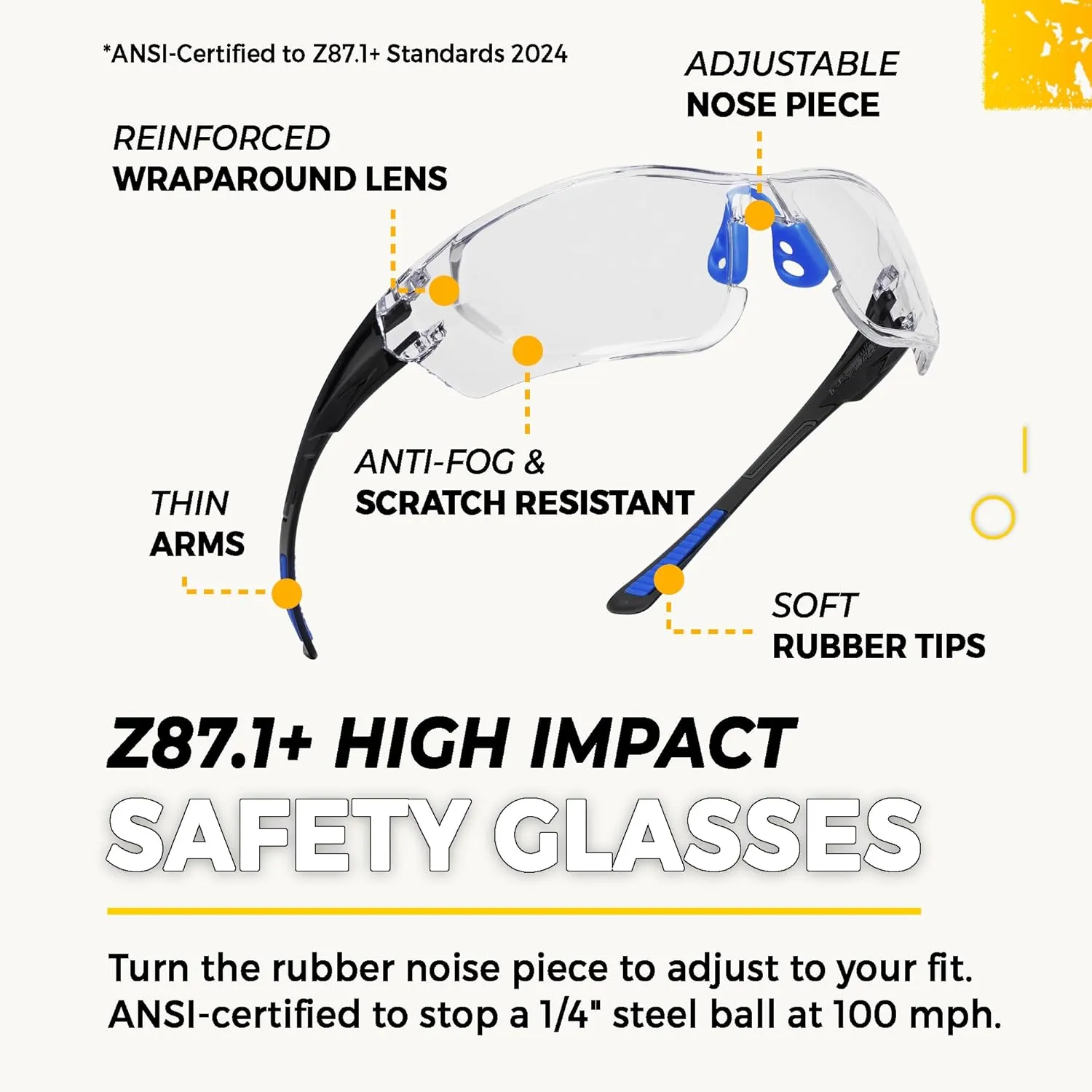 TradeSmart High-Performance Earmuffs for Shooting Range & Shooting Eye Protection Glasses   Firearm Confidence Course