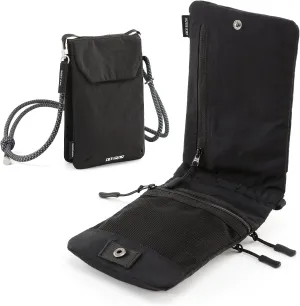 Travel Passport Holder Small Crossbody bag RFID Organizer Case Easy to Conceal Travel Pouch for Daily Use & Outdoor Activitie