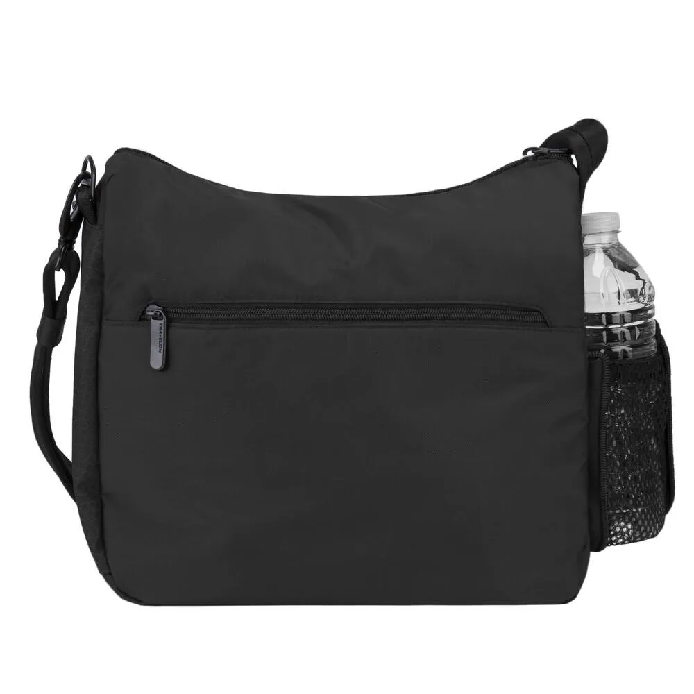 Travelon Anti-Theft Active Medium Crossbody Messenger Bag, Black (Black) - 43128 500