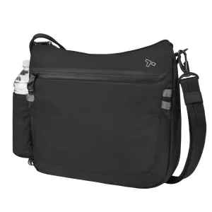 Travelon Anti-Theft Active Medium Crossbody Messenger Bag, Black (Black) - 43128 500