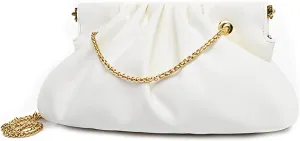 TRBSXRT Cloud Pouch Handbag for Women - Luxurious Shoulder Bag Cute Leather Crossbody Tote Bags