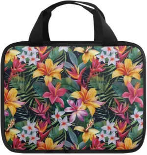 Tropical Leaf Flower Print Bible Carrying Case,Cover for Bible,Floral Bible Crossbody Bag,Bible Case for Women,Bible Satchel Bag,Aesthetic Bible Carrying Case,Religious Gift